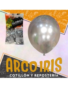 Globo Cromo Reflex 12 X 10 Plata - Globox