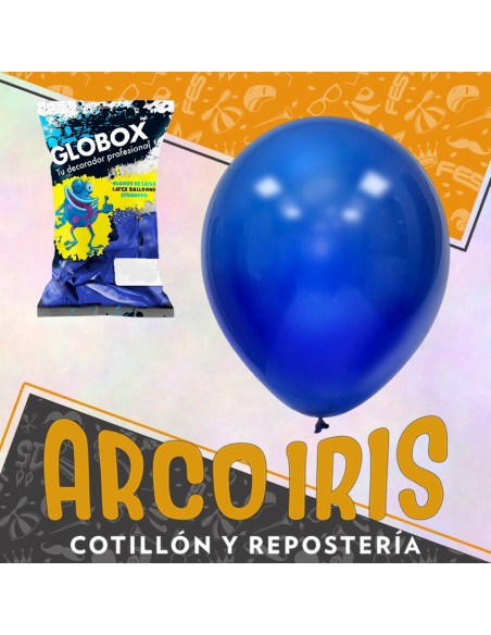 Globo Estandar 12 X 50 - Azul Electrico Globox