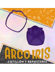 Cortante Cookies Carta De Amor- Plastico Violeta Valentin