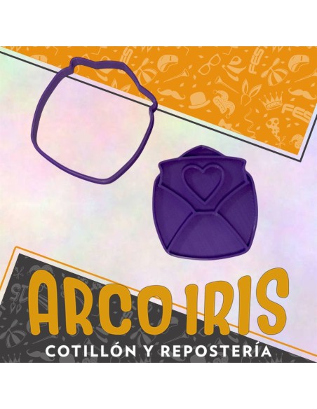 Cortante Cookies Carta De Amor- Plastico Violeta Valentin