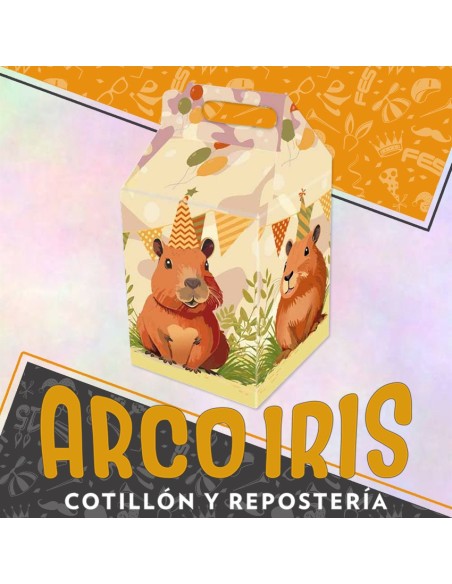 Carpincho Co Caja Feliz X 6 - Sorpresa Grande Capibara