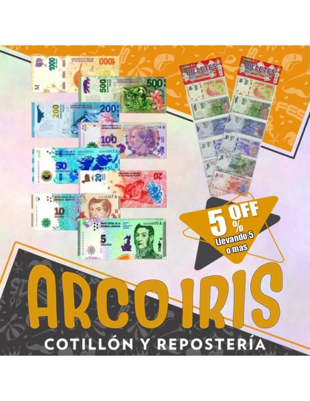 Billetes Pesos X 100 +5-5% - En Blister Promo Por Cantidad Gold Mundo