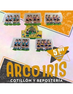 Cancha Futbol X 5 +5-5% Chipi - Con Arco/pelotita/jugadores Con Base Promo Por Cantidad River/boca/talleres/belgrano/argentin