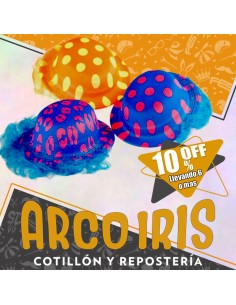 Bombin Con Pelo Fluo Xu +6-10% - Promo Por Cantidad Fantasia Gape