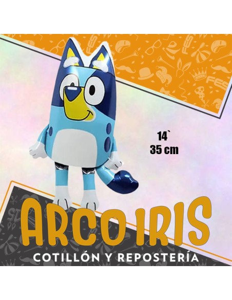 Mylar 14 Personaje Bluey Metal Xu - 35 Cm Globo Metalizado Papel