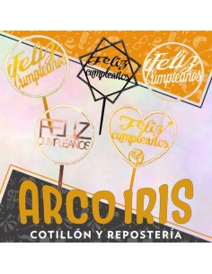 Topper Xu - 19 Cm Feliz Cumpleanos 15 Anos - Varios Disenos Y Colores Cake Topper Plastico Nice Party