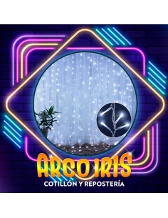 Cortina Led 144 Luces - 2 X 1.5 Mt 220 V Multi Function Fria/calida