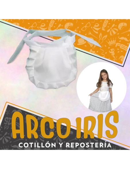 Delantal Tela Blanco - Patrio