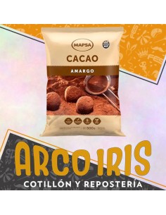 Cacao Amargo Mapsa Caja X 4 Kg - 8 X 500 G Libre De Gluten