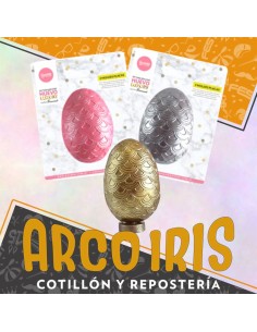 Placas Set Huevo Luxury Escamado X 2 - Cristal Pascua Parpen