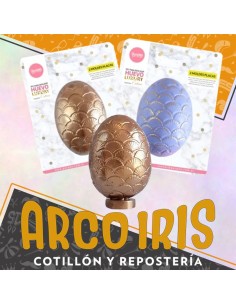 Placas Set Huevo Luxury Ostras X 2 - Cristal Pascua Parpen