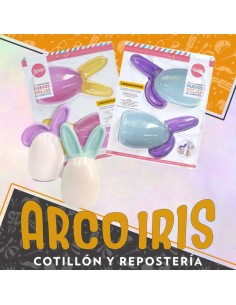 Placas Set Orejas Conejo X 2 - Cristal Pascua Parpen