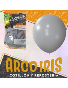 Globo Estandar 20 X 10 Gris Perla - Globox