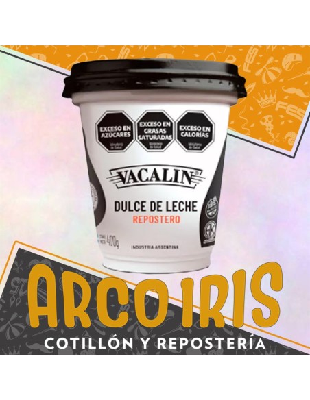 Dulce De Leche 400 Gr - Repostero Primera Calidad Vacalin