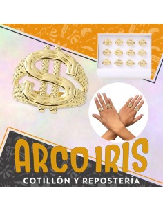 Anillo Money X 12 Caja Cerrada Pesos Party Store