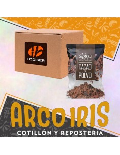 Cacao Amargo Alpino Caja De15 X 180 Gr - Primera Calidad Envasado En Origen Lodiser