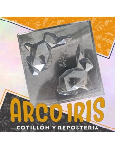 Placas Figura Conejo Facetado X 10 - Pascua Gape 3d