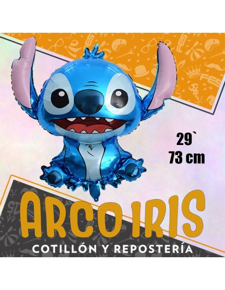 Mylar 29 Personaje Stitch Cabeza/cuerpo Metal Xu - 73 Cm Globo Metalizado Papel