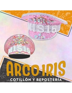 Gorro Capitan Fashion 15 Anos Xu - Rosa Especial Strass