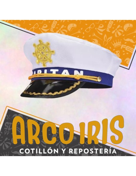 Gorro Capitan De Marina - Con Timon Gorra Marino/capitan