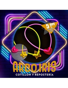 Luminoso Collar Corazon Quimico Xu +6-5% - 16 Cm Color Surtido Promocion Por Cantidad