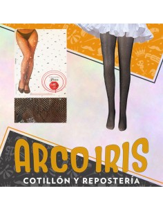 Medias Enteras De Red Con Strass Xu - Party Store