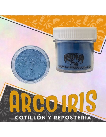 Colorante Liposoluble Celeste Xu - 4 Gr Radha Polvo Pascua