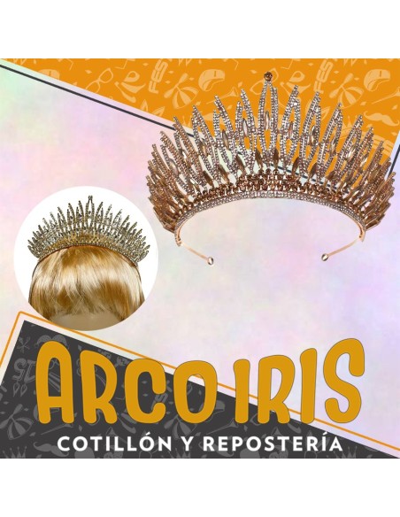 Vincha Diadema Luxury Strass - Xu - Reina Luxury Primavera Party Store