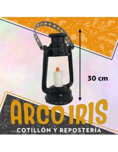Adorno Farol Con Vela 30 Cm - Patrio Stasio