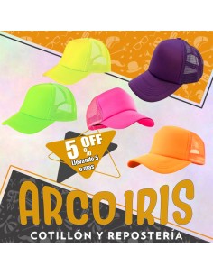 Gorro Gorra Clasica Red Fluo Xu +5-5% Varios Colores - Promo Por Cantidad