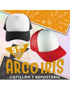Gorro Gorra Clasica Red Xu +5-5% Varios Colores Cat2 -bicolor/lisa/frase/signos/red/2 Colores/frente Blanca San Patricio Prom
