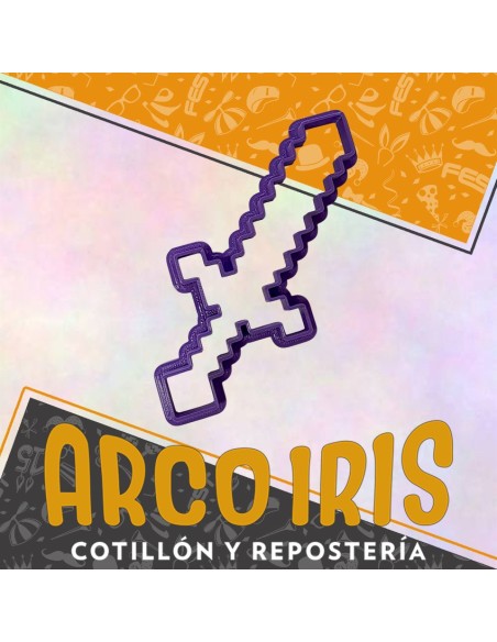 Cortante Cookies Espada Minecraft- Plastico