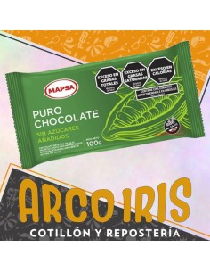 Chocolate Sin Azucares Anadidos Mapsa Para Taza En Barra X 100 Gr Sin Tac Puro Chocolate Pascua