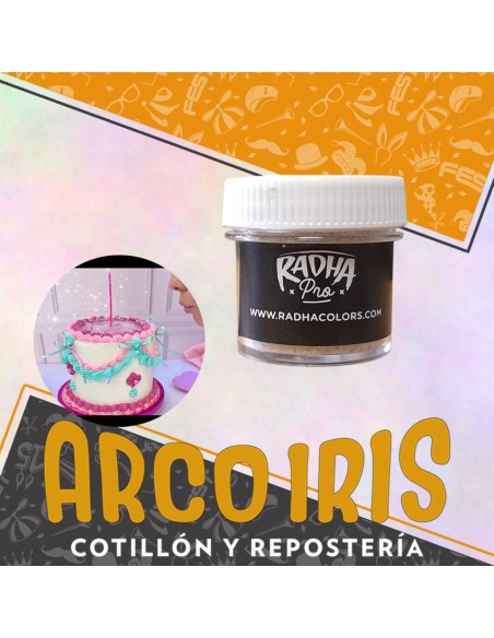 Colorante En Polvo Blow & Shine Xu - 4 Gr Radha Brillo Volatil Para Tortas Pascua