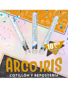 Canon 40 Cm Celeste Y Blanco +6-10% Promo Por Cantidad Argentina Mundial