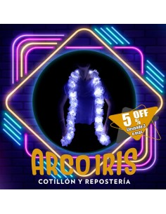 Luminoso Boa Azul Premium +3-5% Promo Por Cantidad Primavera Boa Clavel Seda