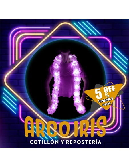 Luminoso Boa Fucsia Premium +3-5% Promo Por Cantidad Primavera Boa Clavel Seda