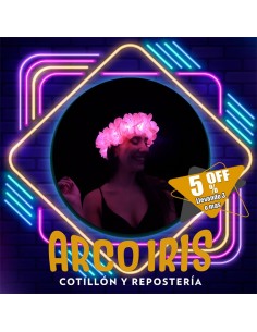 Luminoso Vincha Hawaiana Premium Fucsia Xu +3-5% Promo Por Cantidad Primavera Vincha Clavel Seda