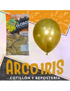 Globo Cromo Reflex 12 X 10 Dorado Oro - Globox