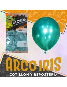 Globo Cromo Reflex 12 X 10 Verde - Globox