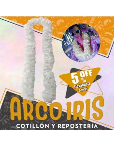 Boa Blanca Premium +3-5% Promo Por Cantidad Primavera-boa Clavel Seda-