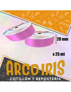 Cinta 20 X 25 Ribbonette Rosa - Polipropileno