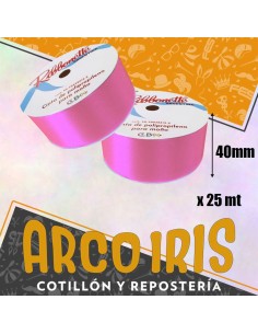 Cinta 40 X 25 Ribbonette Rosa - Polipropileno