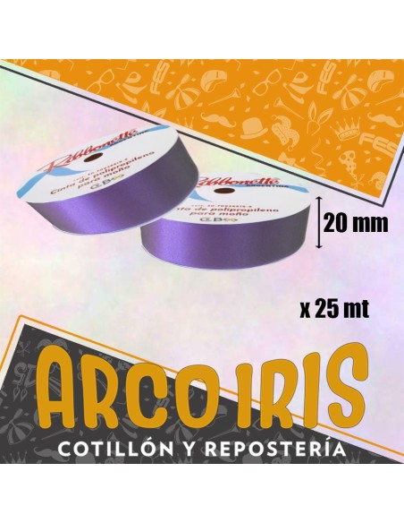Cinta 20 X 25 Ribbonette Lila - Polipropileno