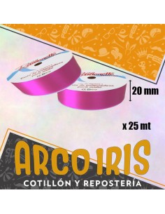 Cinta 20 X 25 Ribbonette Fucsia - Polipropileno