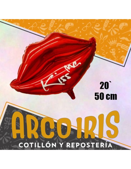 Mylar 20 Beso - 50 Cm Kiss Me San Valentin Boca