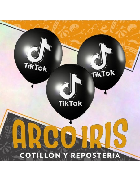 Globo Estandar 12 X 12 - Tik Tok Full Impresos