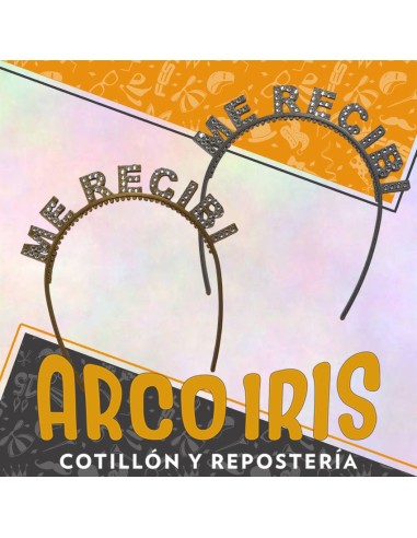 Vincha Me Recibi Con Strass Varios Colores Egresado Upd