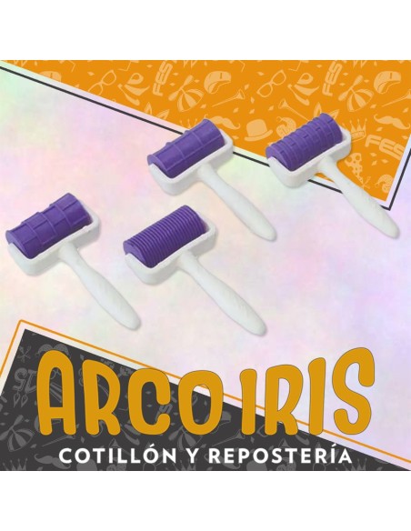 Mini Rodillo X 4 Numero 1 - Surtidos Rodillo Marcadores Cooper