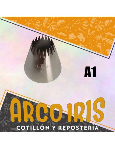 Boquillas Rizado Abierto Gigante Xu - Cooper